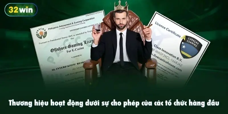 Thương hiệu hoạt động dưới sự cho phép của các tổ chức hàng đầu