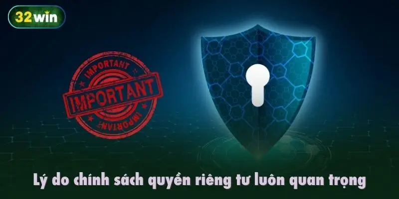 Lý do chính sách quyền riêng tư luôn quan trọng