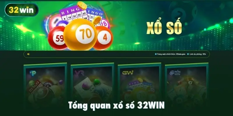 Tổng quan xổ số 32WIN